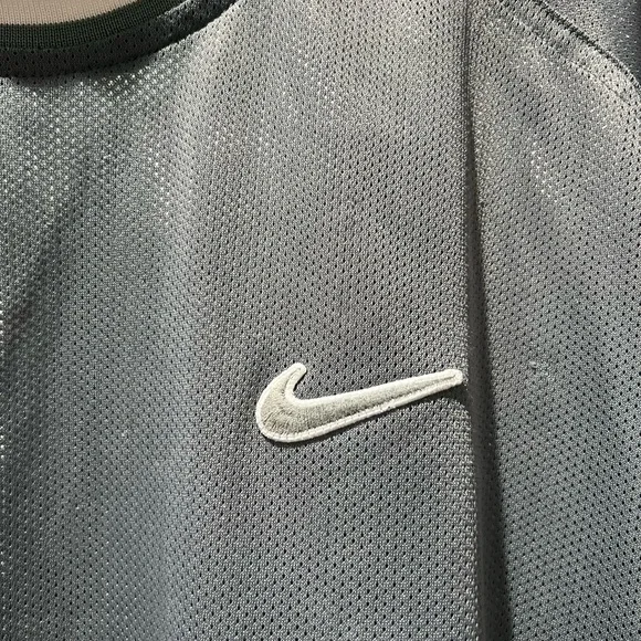 Vintage Nike Mesh Soccer Jersey Mens XL Olive 90s - Picture 2 of 9